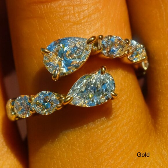 "Serena" Demi-Fine Silver Ring - Picture 2 of 2